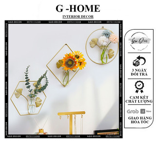 [Gạo Decor] - Lọ hoa thủy tinh treo tường - Phong cách Vintage - Trang trí tết 2024