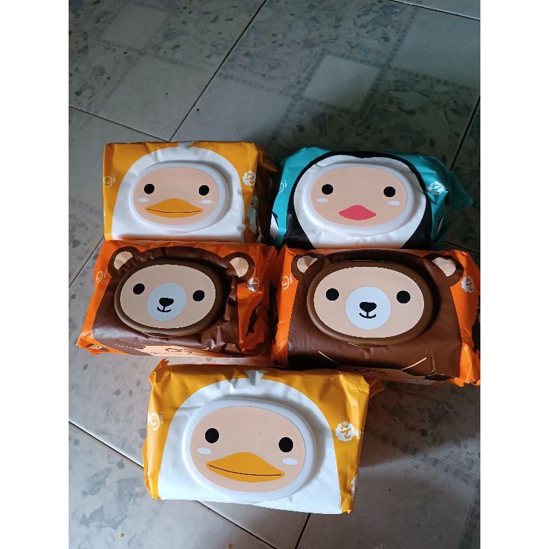 COMBO 5 gói khăn ướt Agi 100 tờ (không mùi)