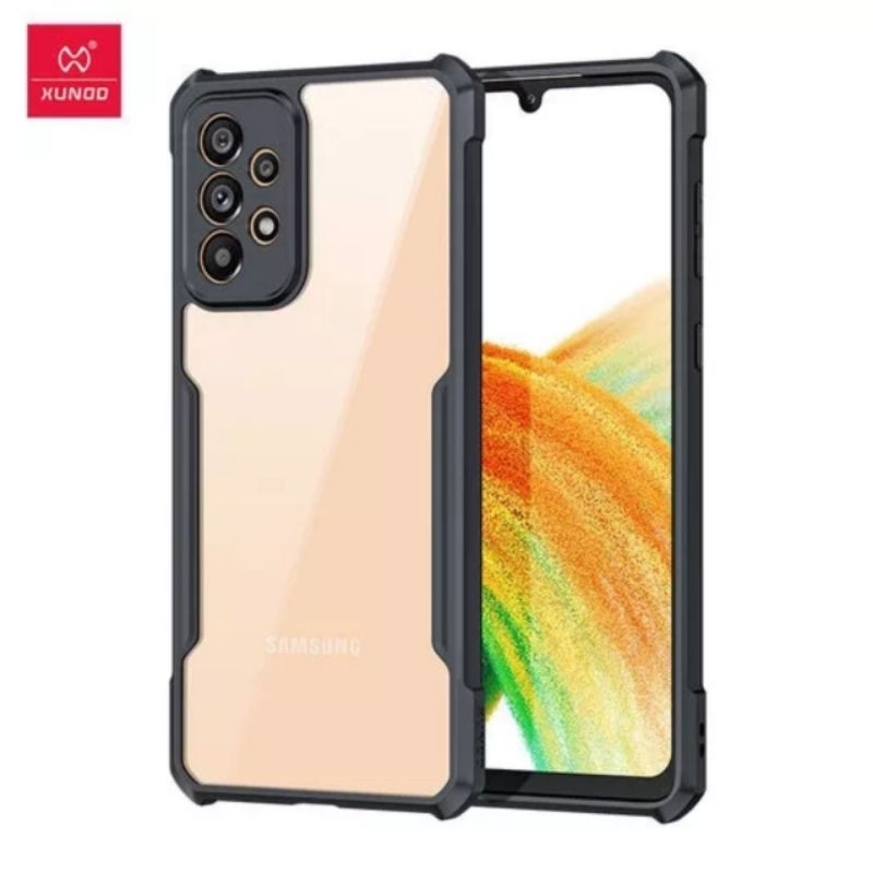 Ốp lưng xundd cho samsung A33 5G lưng trong viền chống sốc