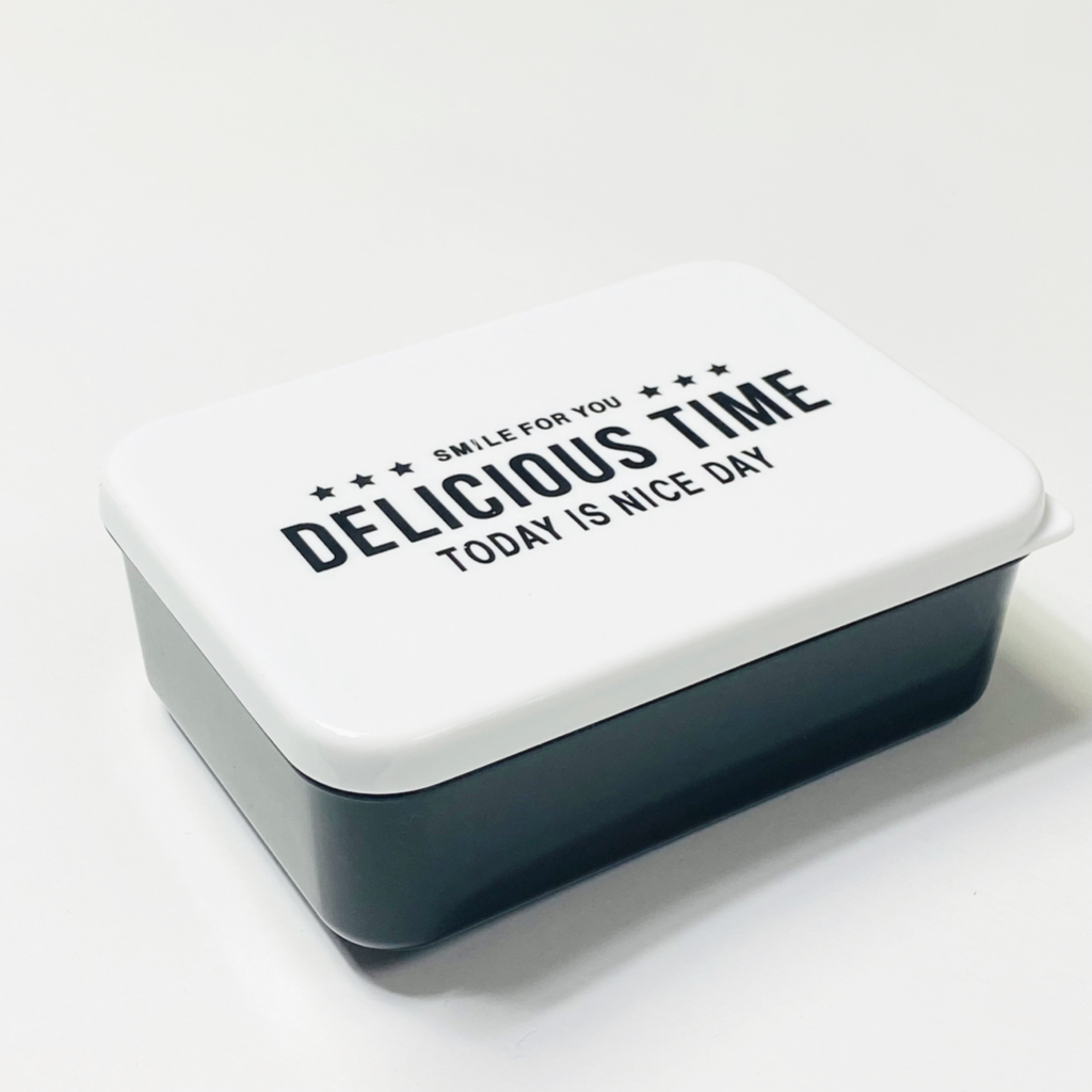 Hộp đựng thực phẩm cho bé chất lượng Nhật Bản - sử dụng được trong lò vi sóng - LUNCH BOX - Black