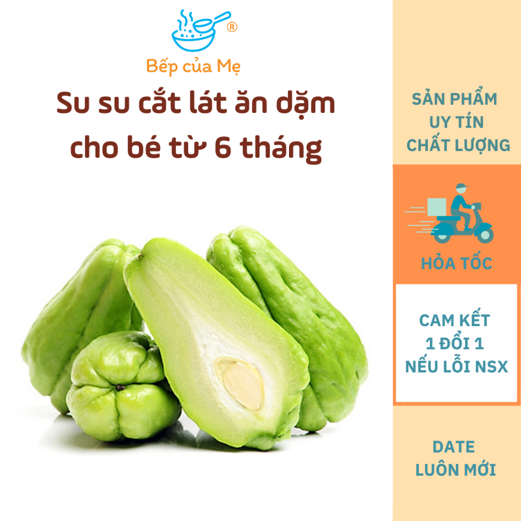 Su su cắt lát nấu ăn dặm cho bé từ 6 tháng, gói 20g, Shop Của Mẹ