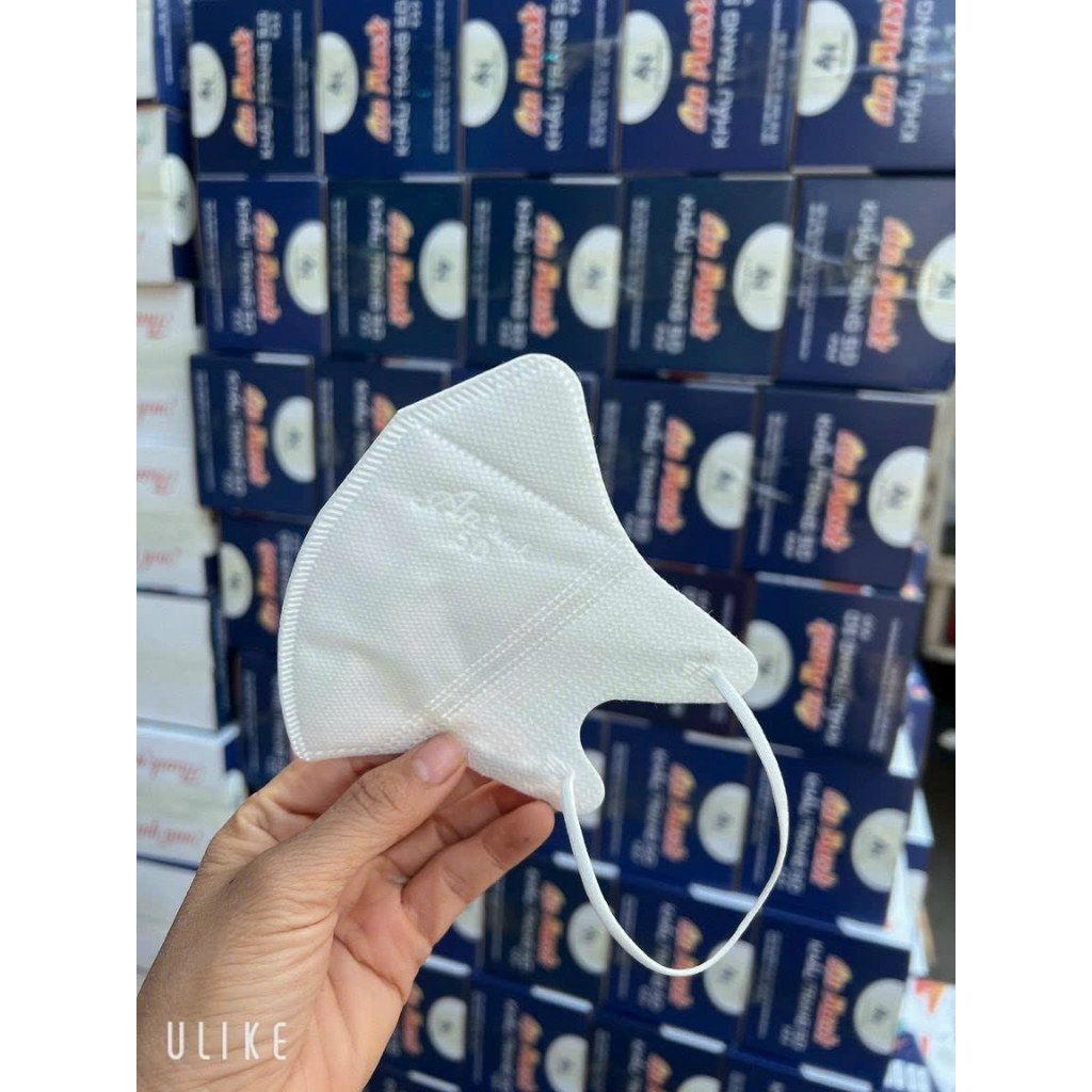 Hộp 100 chiếc khẩu trang 5d An Tâm / An Mask / Bảo Kan 3 lớp kháng khuẩn - khẩu trang y t ế cho người lớn