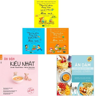 Sách - Combo 3 cuốn Dạy con không đòn roi - Ăn dặm không phải là cuộc chiến - Ăn dặm kiểu Nhật