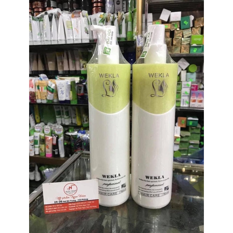 Cặp dầu gội xả phục hồi welka
