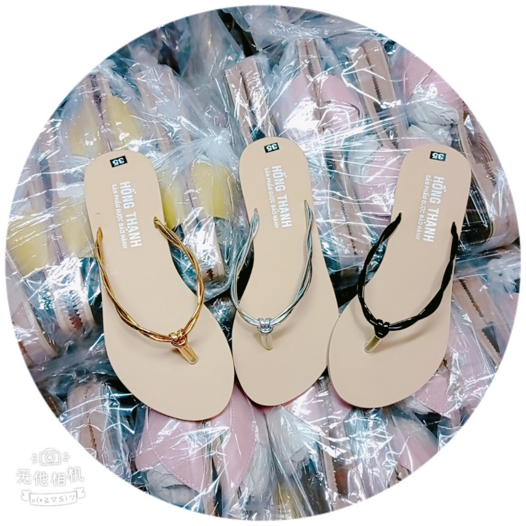 DÉP NỮ ĐẾ BẰNG SIÊU BÁM DÍNH, DÉP NỮ QUAI KẸP NƠ