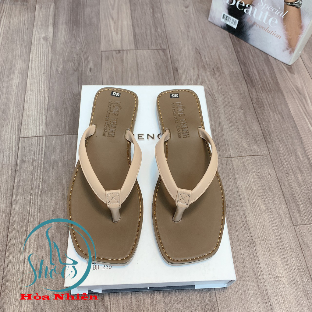 DÉP NỮ ĐẾ BẰNG SIÊU BÁM DÍNH, DÉP NỮ QUAI KẸP NƠ