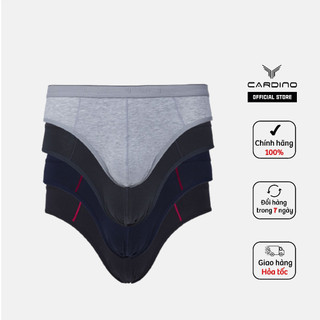 Combo 4 quần lót nam, sịp nam Cardino cao cấp, chất liệu cotton kháng khuẩn mềm mịn DLNCN12