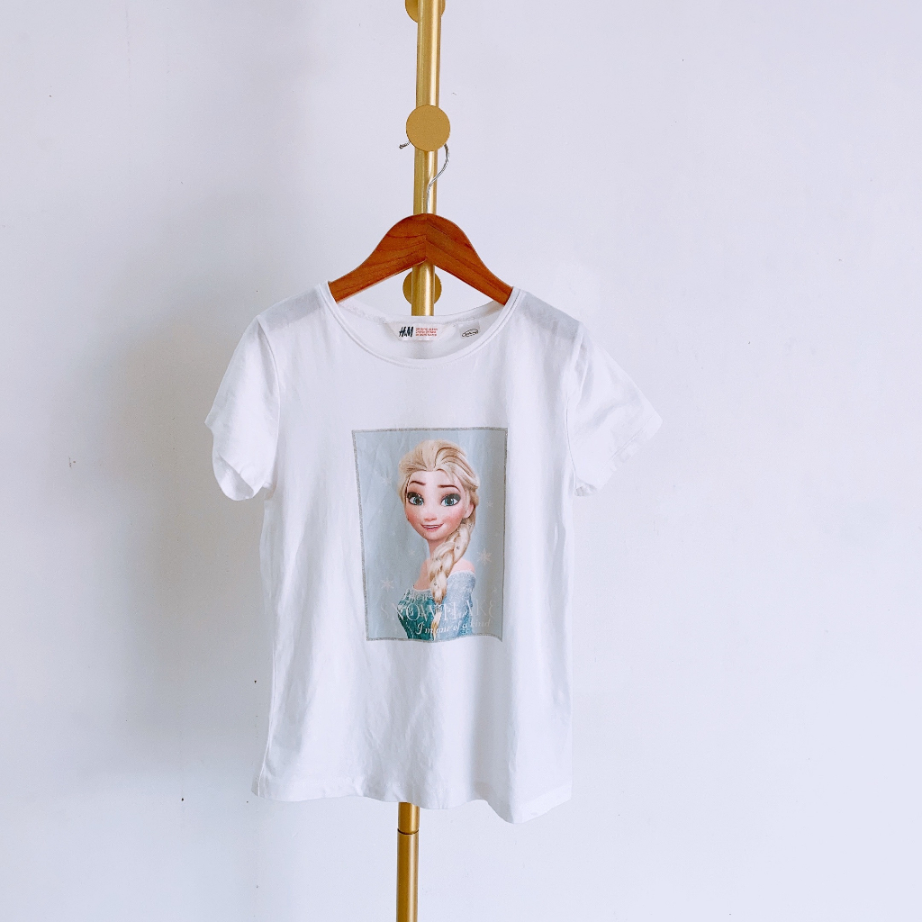 ** ÁO THUN BÉ GÁI HM - CẮT TAG, CHƯA MẶC - MỚI 90%, BỊ LỖI NHẸ