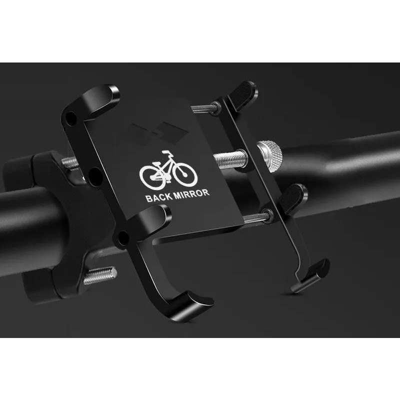 Giá đỡ kẹp điện thoại A6 gắn ghi đông trên xe đạp kim loại mẫu mới -DC5053