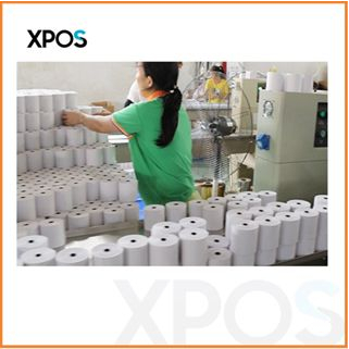 Giấy in tem 35x22mm, 2 tem/hàng, cuộn 25 mét - Decal nhiệt dùng cho shop