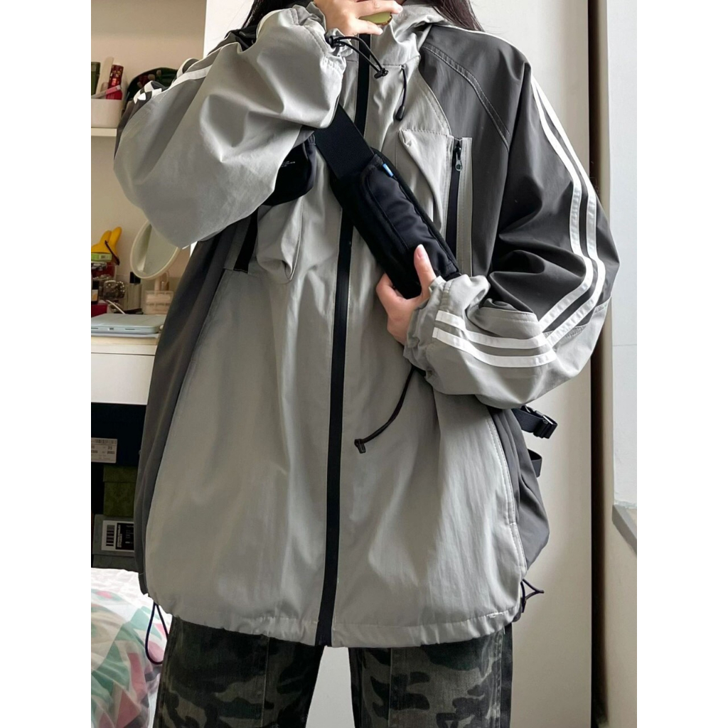 ÁO KHOÁC DÙ 2 LỚP KẾT HỢP HAI TÚI CÓ NÓNTRƯỚC CÁ TÍNH NĂNG ĐỘNG TPP FASHION 10