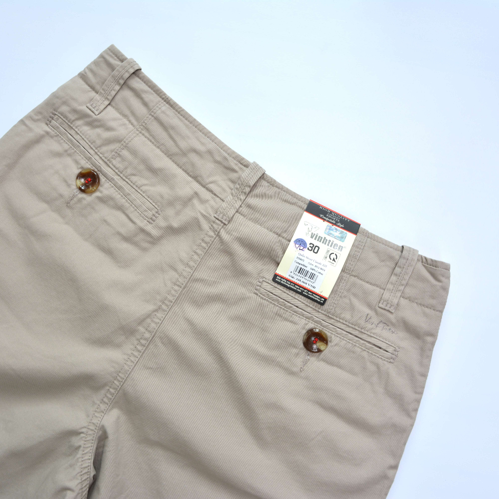 Quần Shorts Kaki 0ly Classic Cao Cấp Vĩnh Tiến 335 - B024