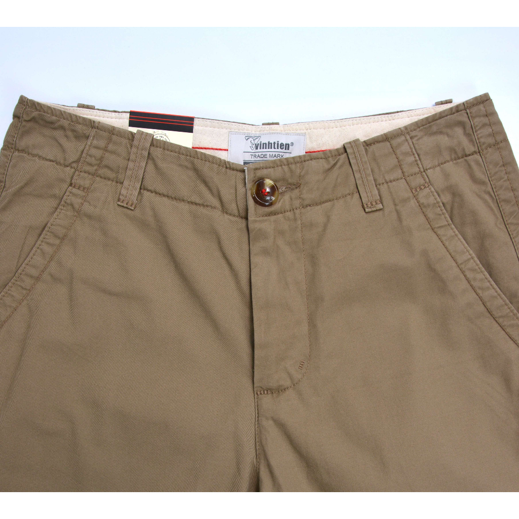 Quần Shorts Kaki 0ly Classic Cao Cấp Vĩnh Tiến 335 - B027