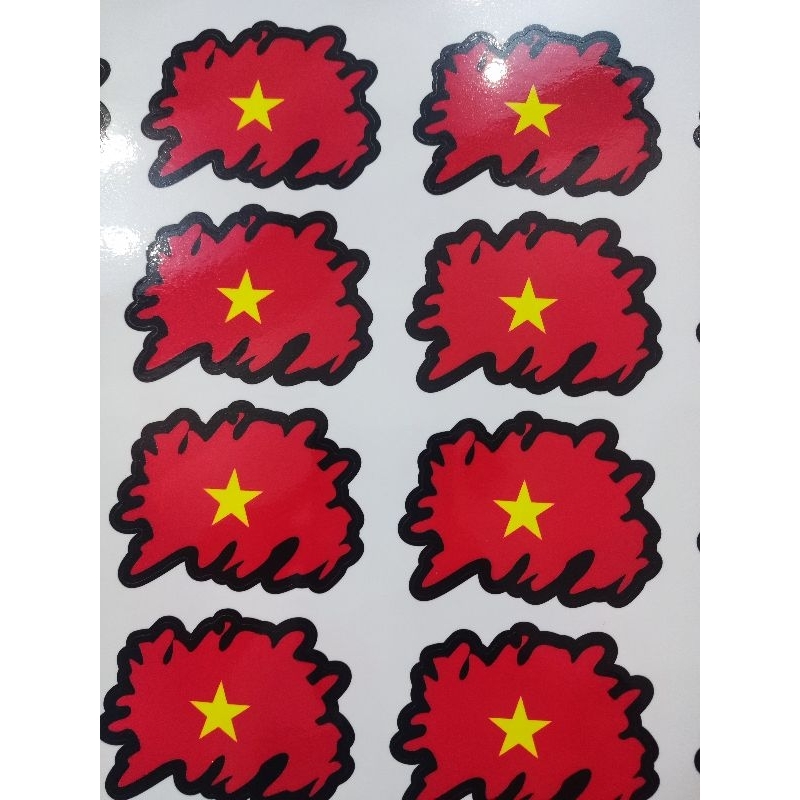 Decal Tem Sticker Lá Cờ Việt Nam