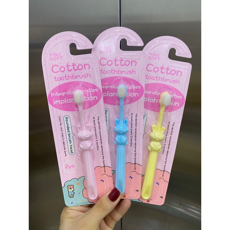 BÀN CHẢI ĐÁNH RĂNG TRẺ EM SỢI LÔNG TƠ SIÊU MỀM CHO BÉ TỪ 6M+ ĐẾN 2Y