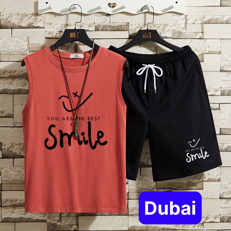 ĐỒ BỘ THỂ THAO BAO LỖ SMILE VẢI SIÊU THOÁNG MÁT PHONG CÁCH HOT TREND MÙA HÈ - DUBAI FASHION