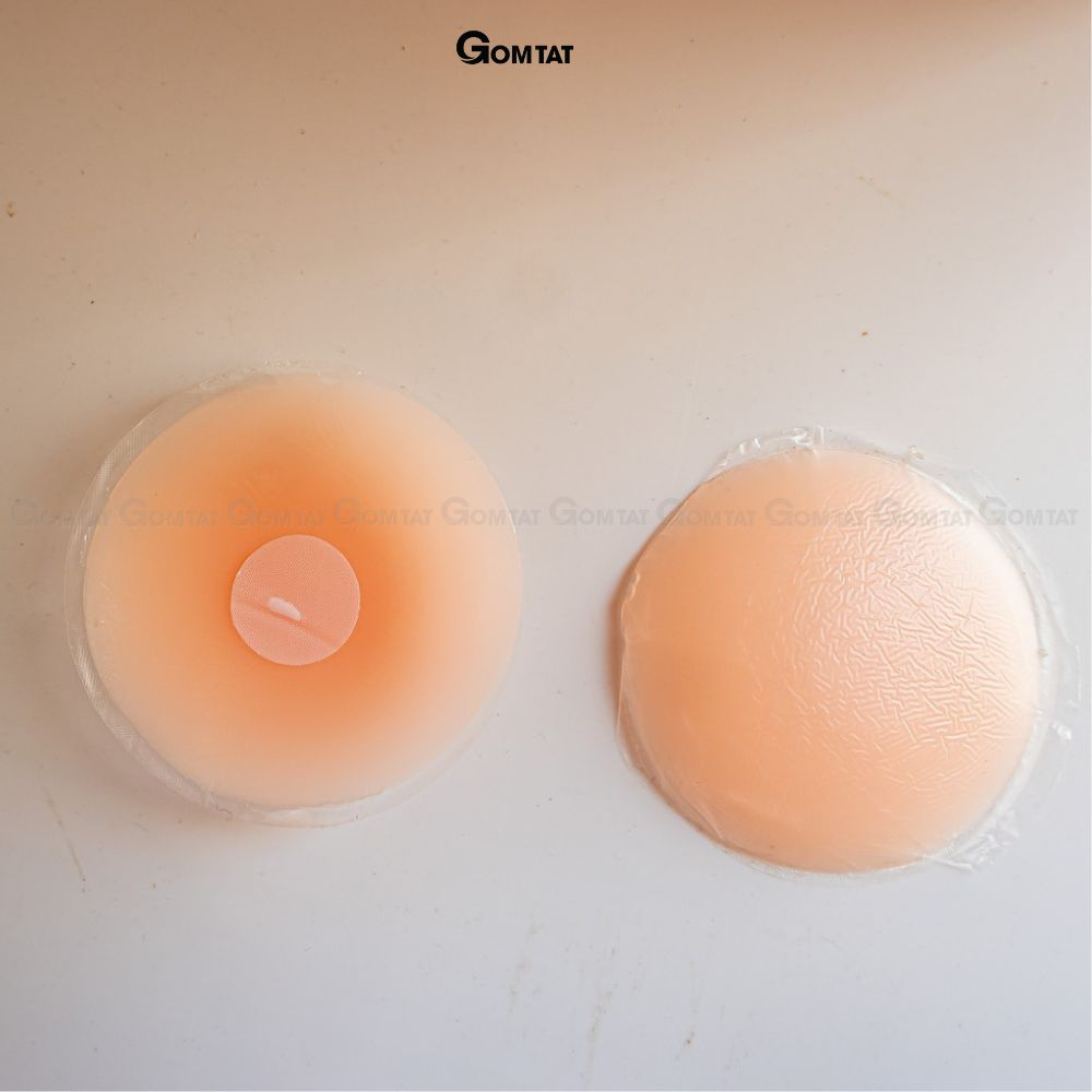 Miếng dán ngực silicone GOMTAT không lộ vền siêu dính, dán ti nhũ hoa tàng hình cao cấp chống nước full - SA-1222