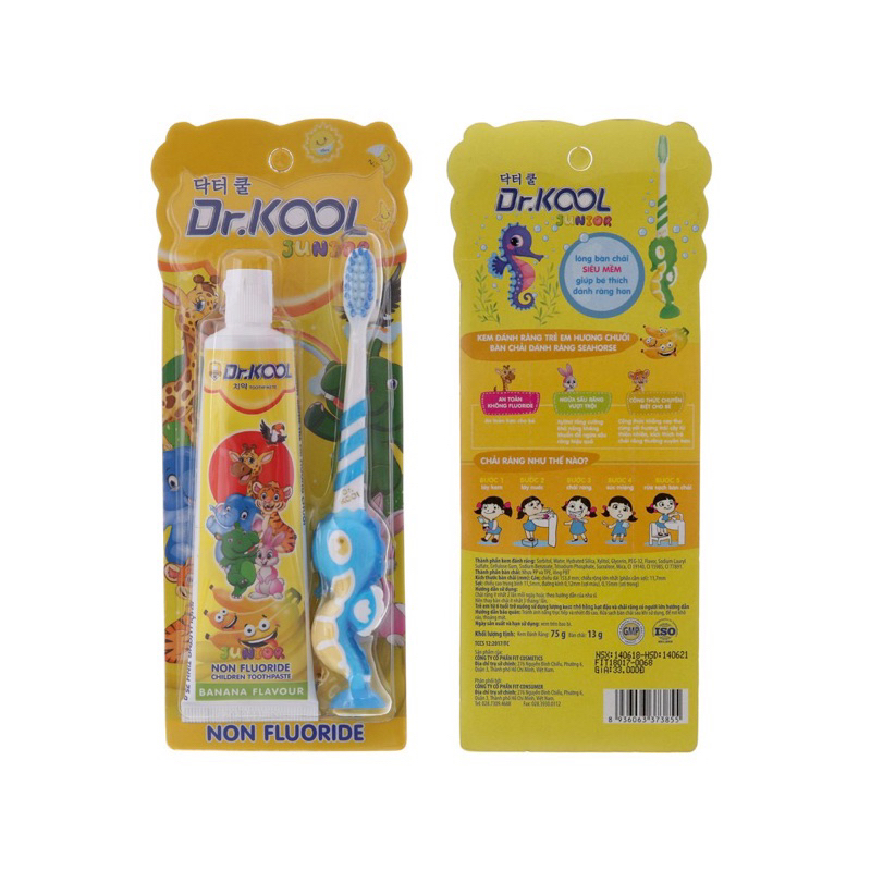 🍀KEM ĐÁNH RĂNG, BÀN CHẢI ĐÁNH RĂNG DR.KOOL🍀
