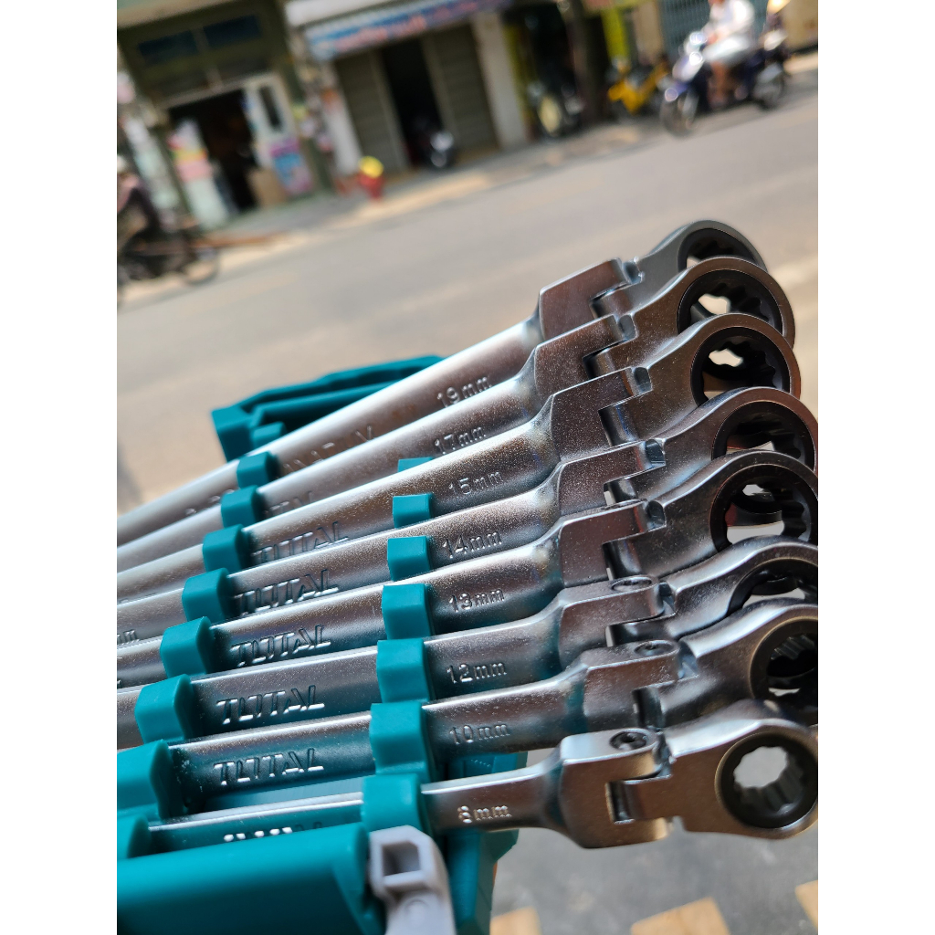 THT102RK586 Bộ 8 cờ lê  miệng vòng 2 chiều / TOTAL