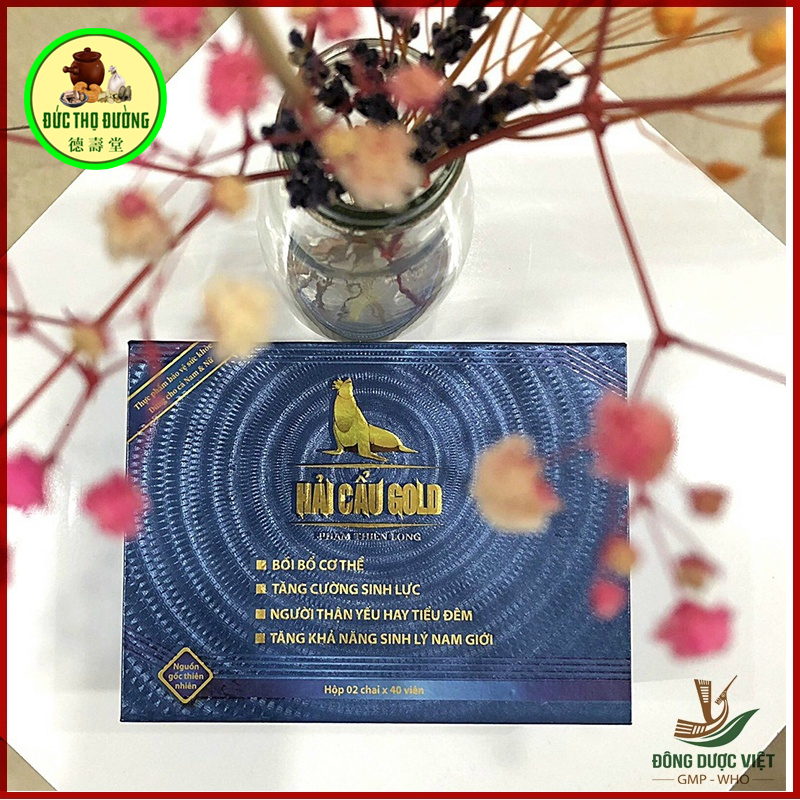 Hải Cẩu Gold - Hộp 2 chai - Bổ thận, bổ huyết, tăng cường sinh lý, dùng cho cả nam và nữ