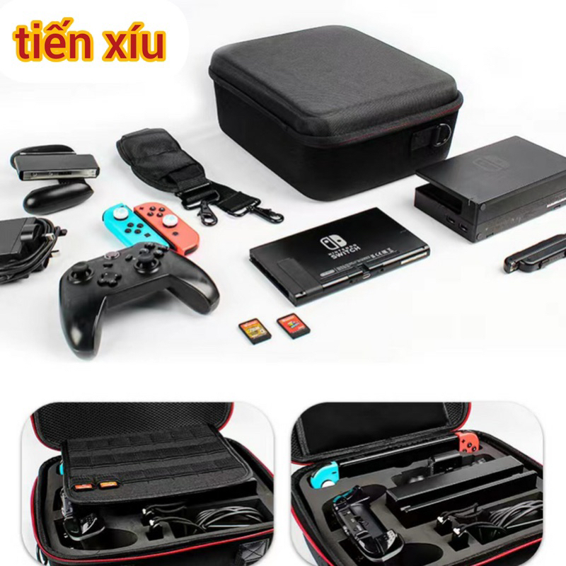 Túi đựng Nintend Switch traveller deluxe vali to có quai xách bao đựng hộp đựng nintendo switch