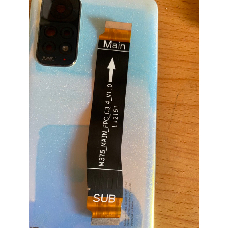 Redmi note 11/cáp nguồn/cáp nối main/main sạc/loa ngoài/cam trước/cam sau/kính cam/Vân tay/khay sim