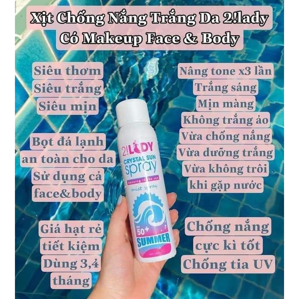 [CHÍNH HÃNG]XỊT CHỐNG NẮNG BODY NÂNG TONE 50pa+++ MAGIC SKIN