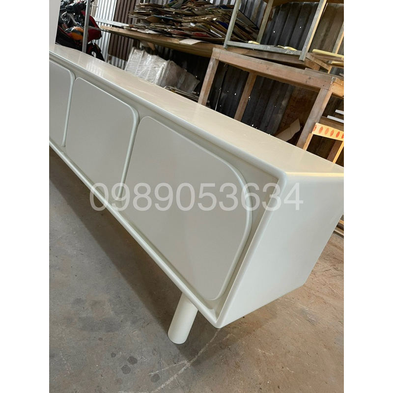 Kệ tivi, tủ trang trí chân tròn 160x50x30 #Decorgiaxuong