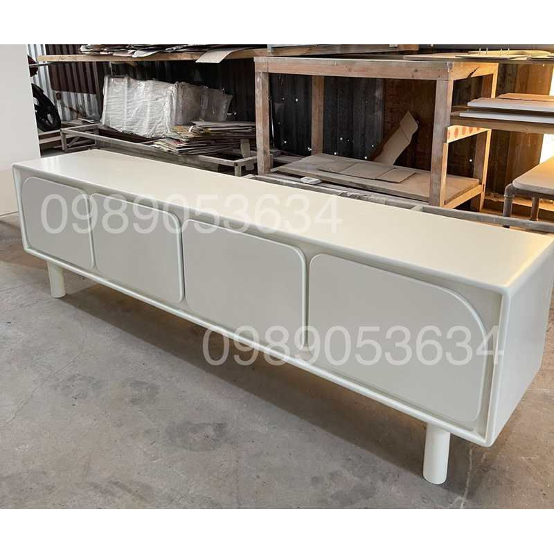 Kệ tivi, tủ trang trí chân tròn 160x50x30 #Decorgiaxuong