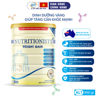 Sữa bột Nutritionists Weight Gain NTC - hỗ trợ tăng cân từ 3 tuổi trở lên