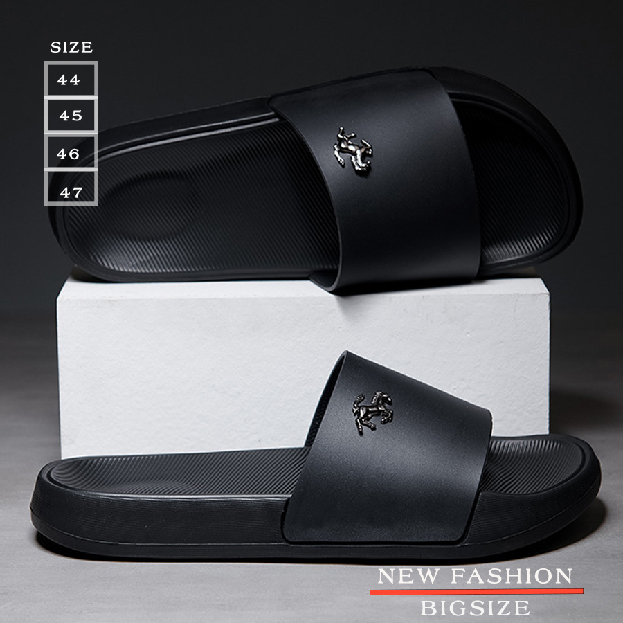 Dép Cao Su Nam Cỡ Lớn Size 44,45,4647 ,Dép Quai Ngang ChốngTrơn Trượt Đế Cao Su Siêu Bên - QC34