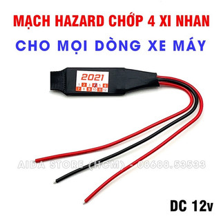 Mạch hazard chớp 4 bóng si nhan gắn mọi dòng xe