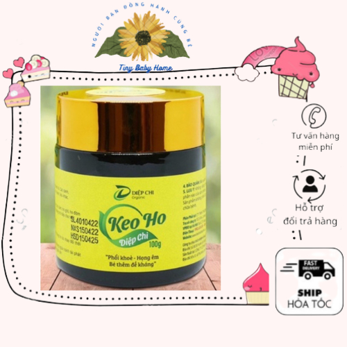 (HÀNG MỚI VỀ) Keo Ho DIỆP CHI Dạng Cao Đặc An Toàn Cho Bé, Siro Ho Thảo Dược Vị Ngọt Thanh 100g (MB.R06C)