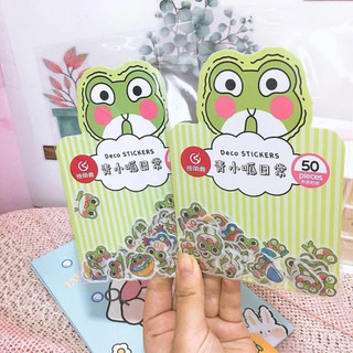 Túi 50 sticker hình thú cute