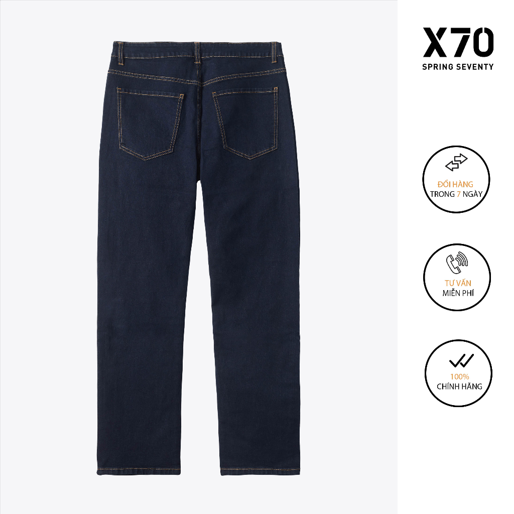 Quần Jeans Nam Dark Blue Cá Tính Thời Trang X70 - 11650013 11650010