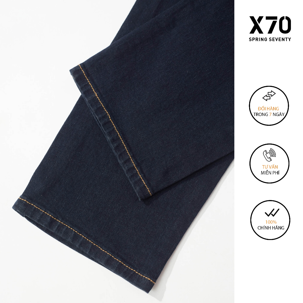 Quần Jeans Nam Dark Blue Cá Tính Thời Trang X70 - 11650013 11650010