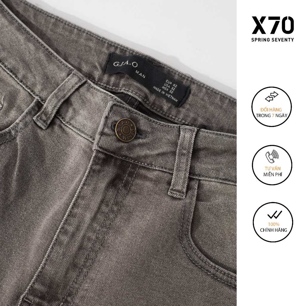 Quần Jeans Nam GW Lịch Lãm Mạnh Mẽ Thời Trang X70 - 11650014