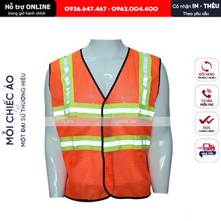 Áo Gile phản quang 3m lưới mềm các màu