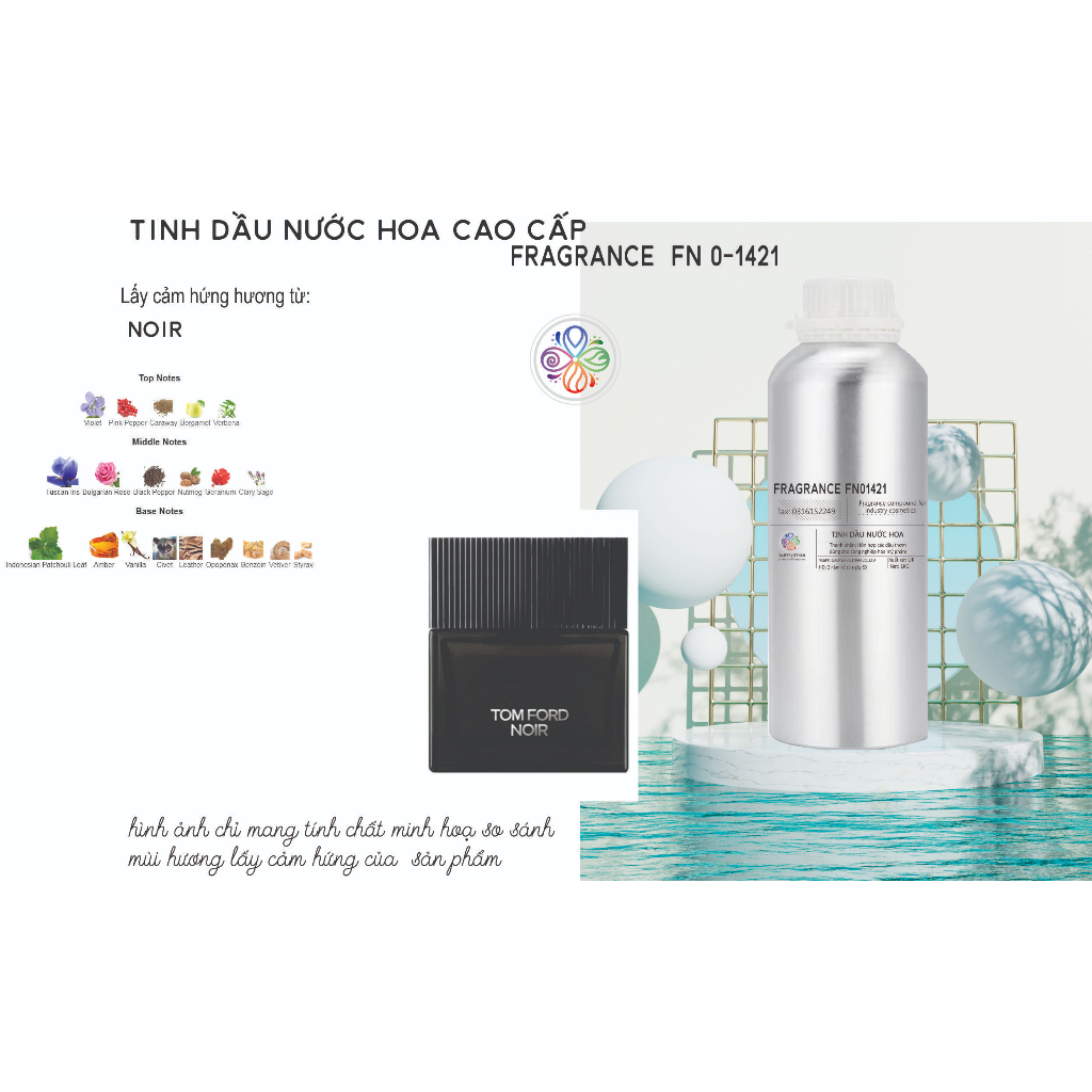 TINH DẦU NƯỚC HOA STYLE Tom Ford Noir', 2012