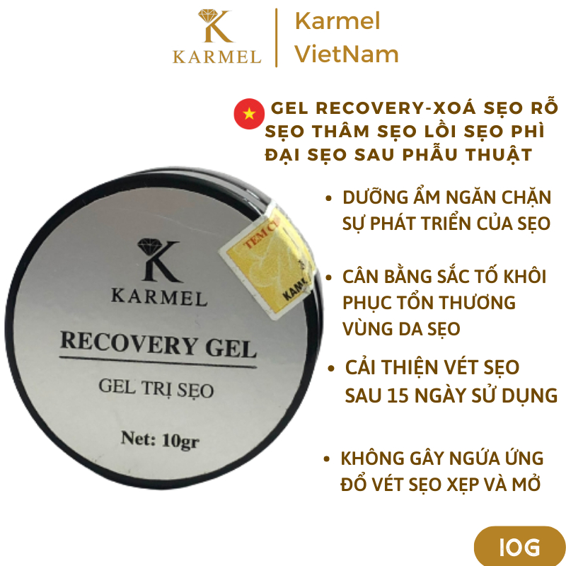 Gel Xóa Sẹo Thâm, Sẹo Lồi, Sẹo phì đại - Recovery Gel Kamel (Karmel)