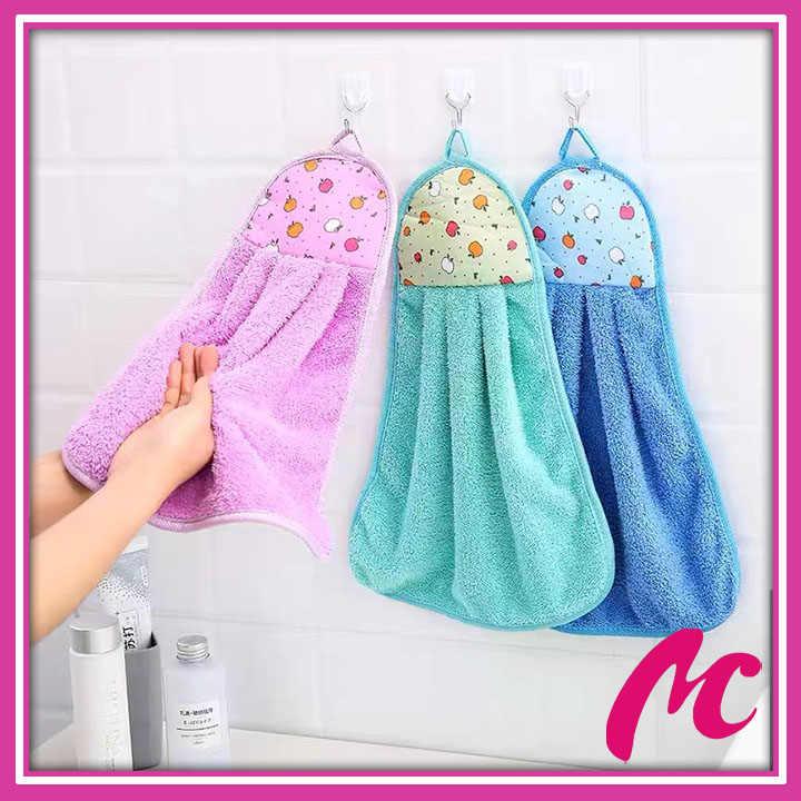 Khăn lau bếp có móc treo hình tam giác Siêu_Rẻ br00362