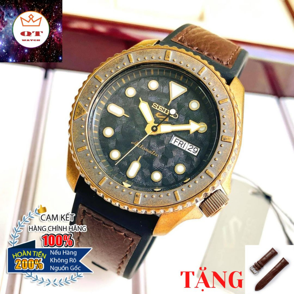 Đồng Hồ Nam Seiko International Edition 5 Vintage Automatic SRPE80K1 Chính Hãng Tặng Kèm Dây Da Cao Cấp