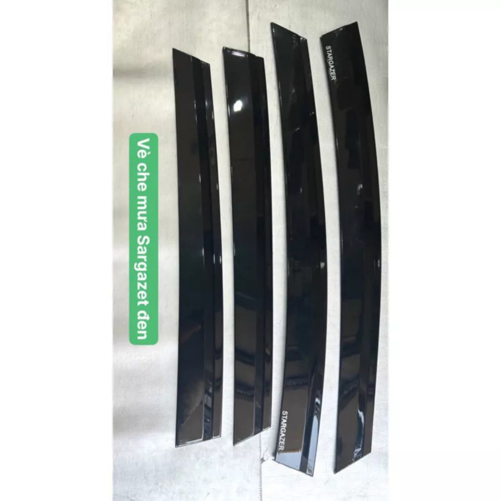 Vè Che Mưa Chỉ Inox Xe Huyndai Stargazer 2023 Mẫu Chỉ Inox Và Đen Thái Cao Cấp