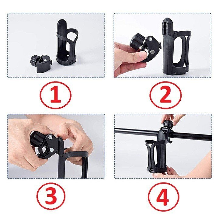 GIÁ TREO CHAI NƯỚC, BÌNH NƯỚC CÓ TRỤC GẮN XE ĐẠP, XE ĐẨY – DIY1096