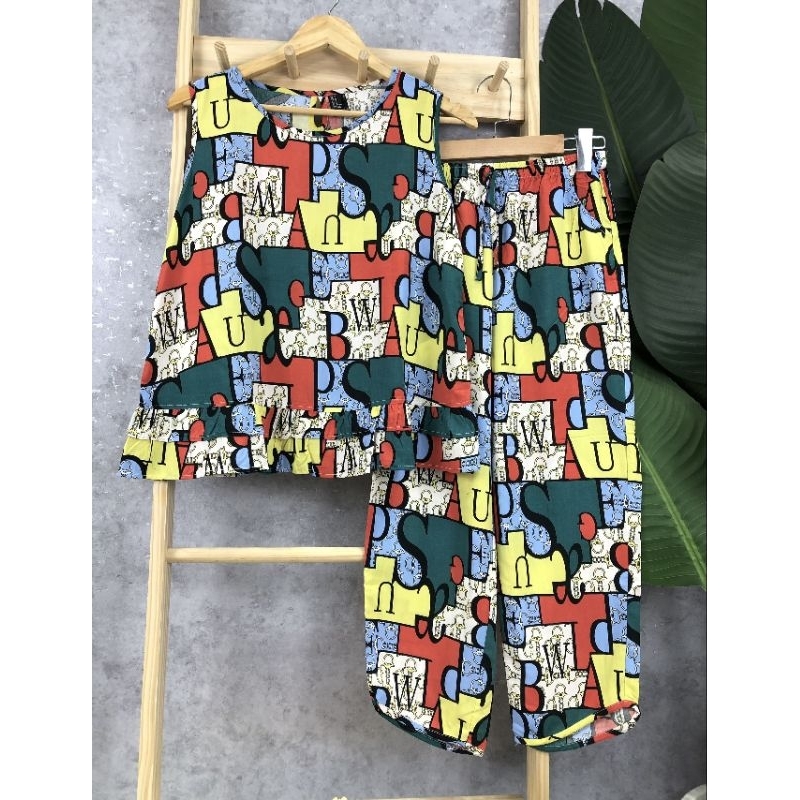 { Tole f21} Đồ Bộ Quần 9Tấc