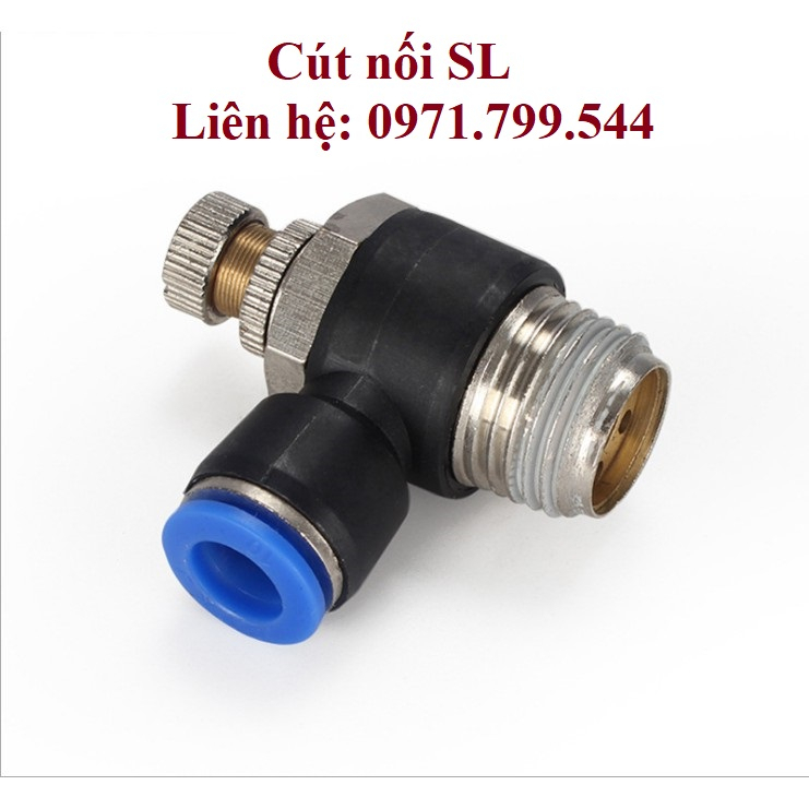 Van tiết lưu góc SL ren ngoài khí nén, phun sương đầy đủ kích thước chịu được áp suất cao giá sỉ