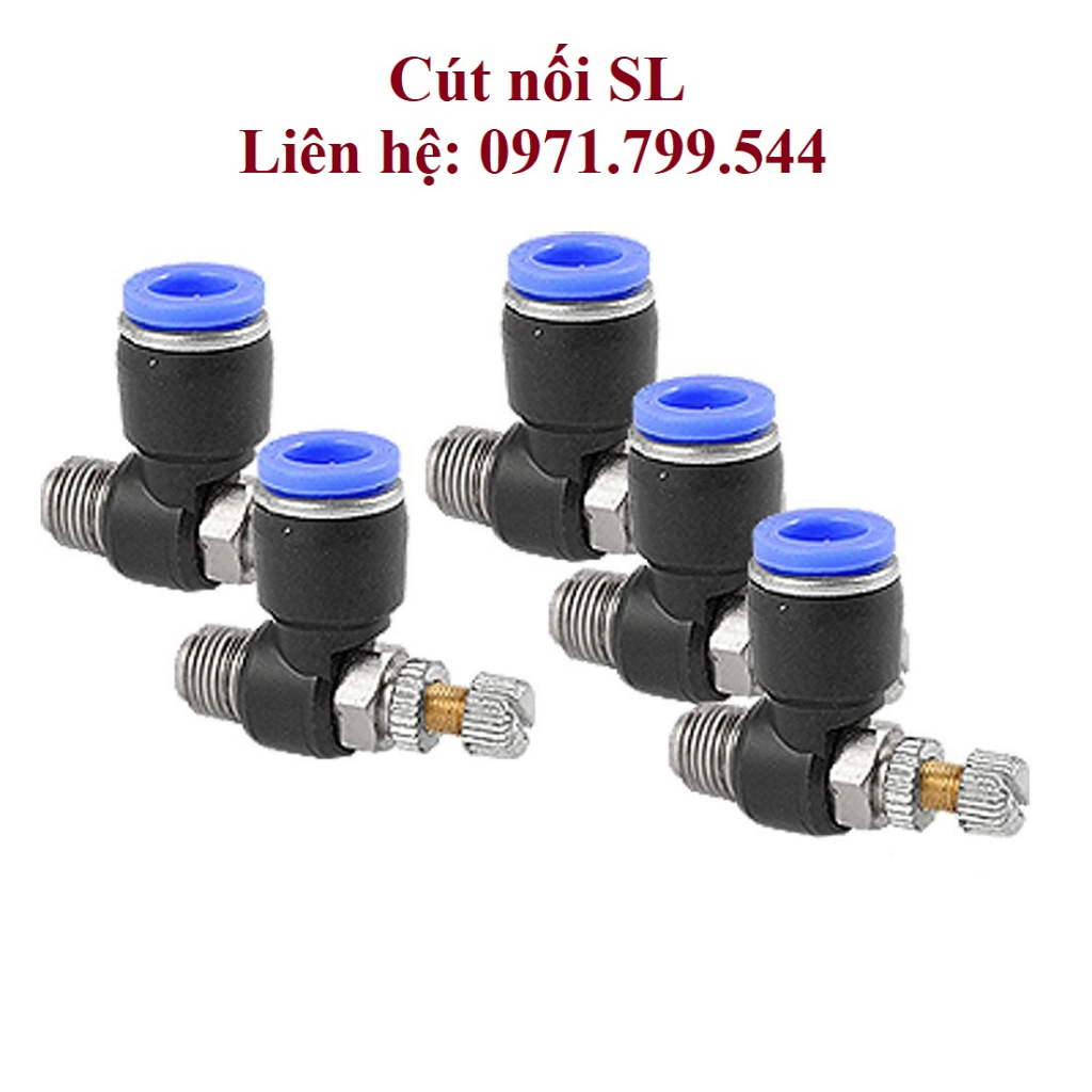 Van tiết lưu góc SL ren ngoài khí nén, phun sương đầy đủ kích thước chịu được áp suất cao giá sỉ