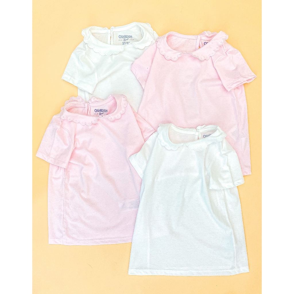 ÁO THUN CỔ REN BÉ GÁI DƯ XỊN