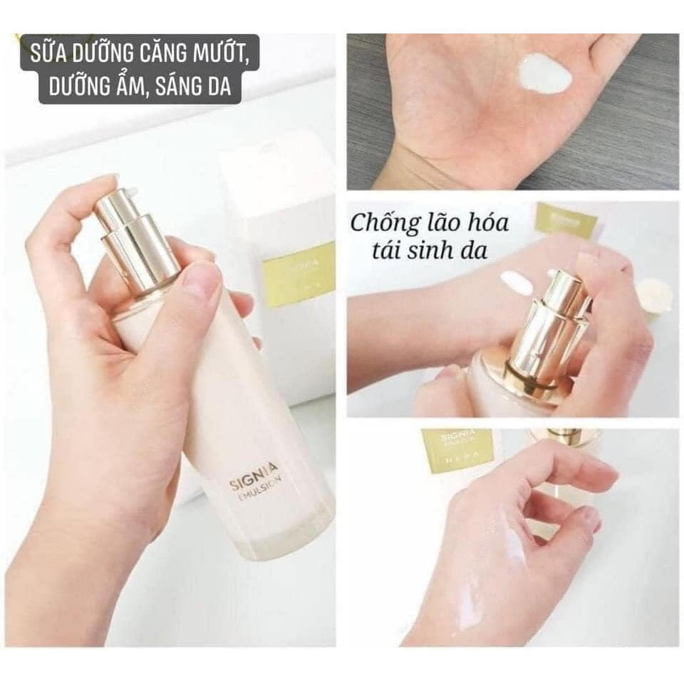 Nước Hoa Hồng Sữa Dưỡng Hera Signia Water Emulsion Giúp Tái Sinh Chống Lão Hóa 5Ml
