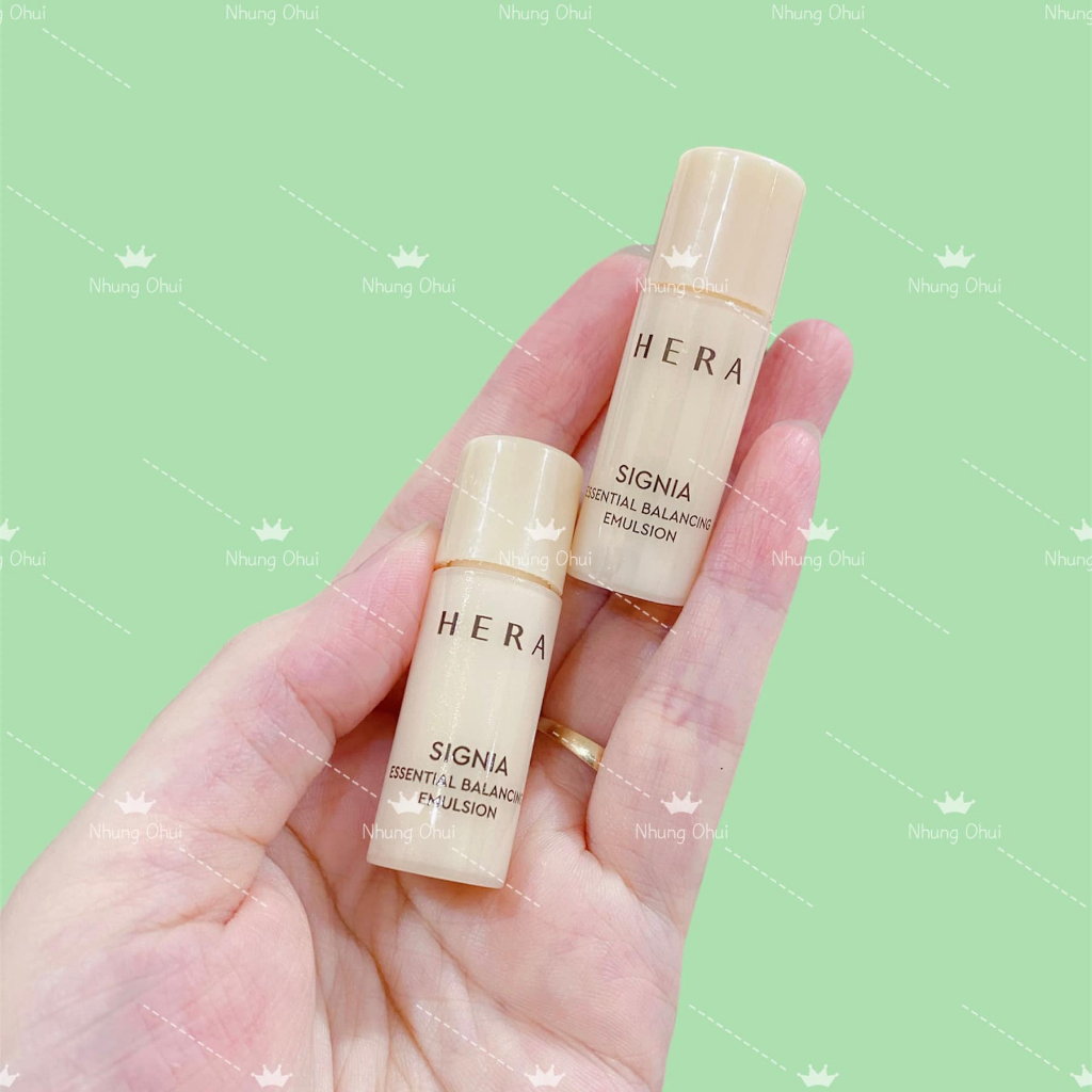 Nước Hoa Hồng Sữa Dưỡng Hera Signia Water Emulsion Giúp Tái Sinh Chống Lão Hóa 5Ml